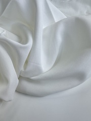 Вискоза с нейлоном, плательная ткань, Белый теплый