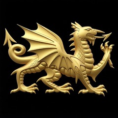 Силиконовый молд № 2415 дракон Правый