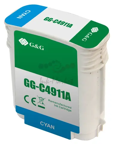 Картридж GG 82 (69 мл) голубой для HP DesignJet 500, 510, 800, 815, 820, 120