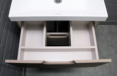 Тумба подвесная под умывальник Дюна 60 Латте В2