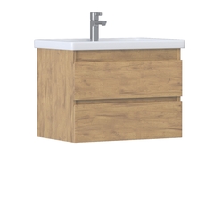 Тумба под раковину Фуста 700-0-2 (Фостер) навесная дуб золотой