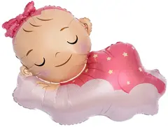 Фигура гелиевая Малышка Девочка на облаке