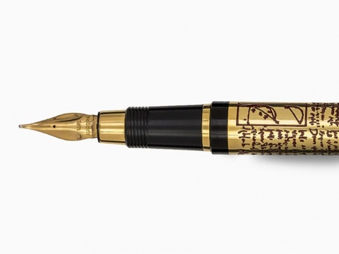 Ручка перьевая Aurora Leonardo da Vinci Gold GT, F (AU-939F)