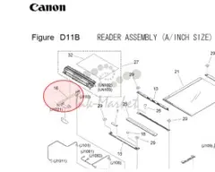Шлейф сканирующей линейки Canon iR Adv DX 5700/6700/7700/8700/ С7765/С7770/С7780 (FK4-3319)