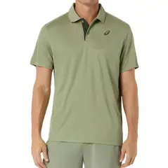 Теннисная футболка Asics Court Polo - khaki green