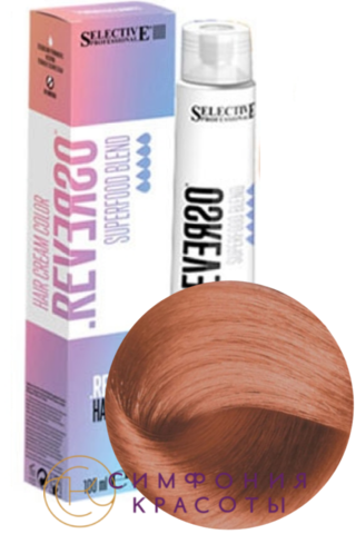Крем-краска без аммиака Reverso Hair Color Табачный Selective, 100 мл