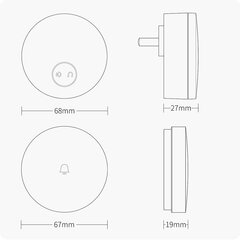 Беспроводной дверной звонок Xiaomi Linptech Wireless Doorbell G6L-E