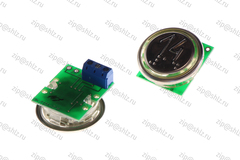 Кнопка (кнопочный модуль) ВКЛ13А-7-4И "14 этаж", круглая, с кодом Брайля