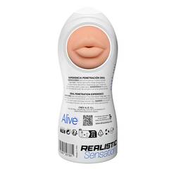 Телесный мастурбатор-ротик Maxi Flex Oral Experience - 