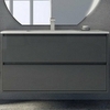 Cezares 41805 GLASS База под раковину с двумя выдвижными ящиками Antracite, 100x46x55