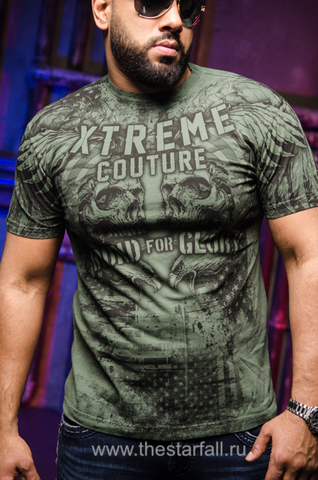 Xtreme Couture | Футболка мужская Pride &amp; Glory X1778 от Affliction перед