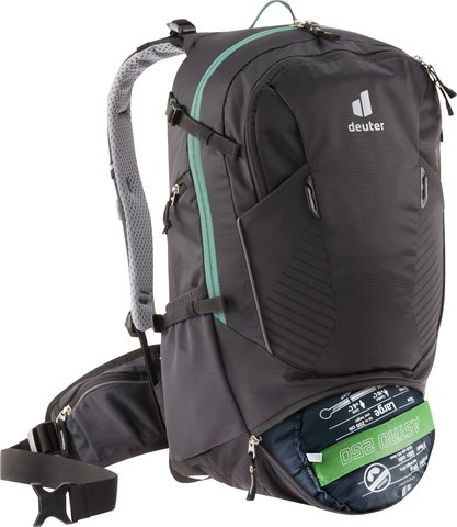 Картинка рюкзак велосипедный Deuter Trans Alpine 24 black - 5