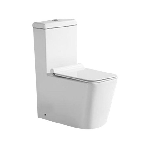 Унитаз монолитный  SANITECO SA-3074 белый 690X360X835