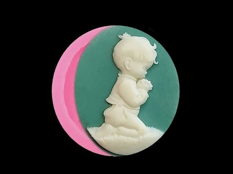 Силиконовый молд Камея Малыш № 3