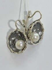 Иона (серьги из серебра)