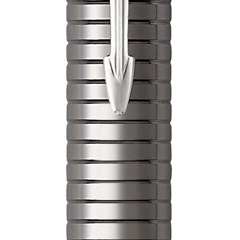 Ручка шариковая Parker Duofold, Ruthenium Chiselled CT (1931367)