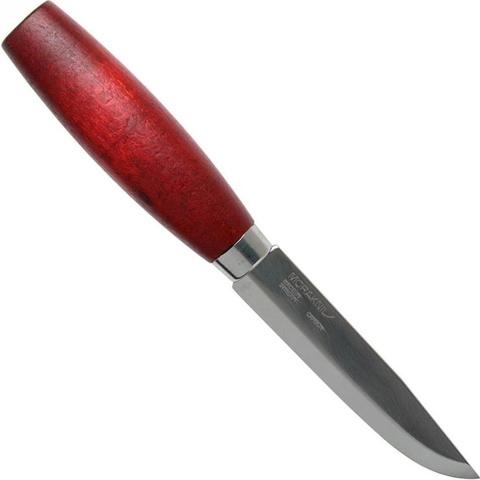 Нож Morakniv Classic Original №2 стальной, лезвие: 110 mm, прямая заточка бордовый (13604)