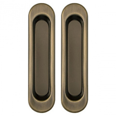 Ручка д/шкафа купе 2821 АВ бронза овал LOID (00003522)