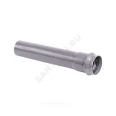 Труба НПВХ серая SDR26 Дн 110х4,2 Ру10 раструбная напорная L=3м ГОСТ Р 51613-2000 Aquaviva AQV3110042
