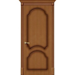 Купить Межкомнатная дверь шпон Соната орех глухая