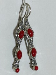 Ланвен (серьги из серебра)