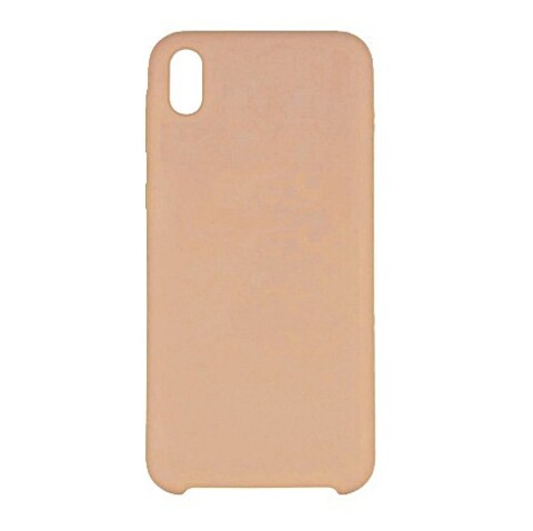 Силиконовый чехол Silicone Cover для Samsung Galaxy А01 Core (Бежевый)