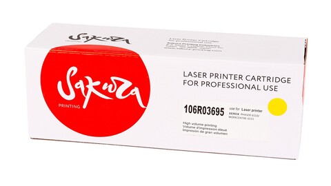 Картридж Sakura 106R03695 для XEROX Phaser6510/WC6515, желтый, 4300 к.