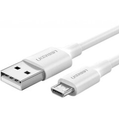 Кабель UGREEN USB 2,0 A to Micro USB Cable Nickel Plating, 1м US289, белый