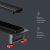 Am.Pm W01SC-U11-050-04BM MasterFlow Трап для душа линейный универс затвор Tile 50см цвет черн мат