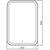 Abber AG6106S Зеркало See AG6106S с подсветкой, сенсорный выключатель, диммер