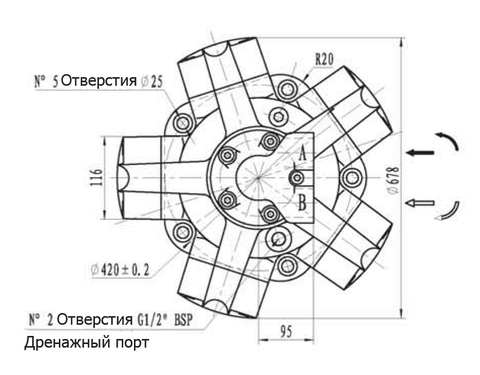 Гидромотор IPM8-4000