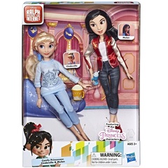 Золушка и Мулан в комфортных нарядах. Ральф против интернета