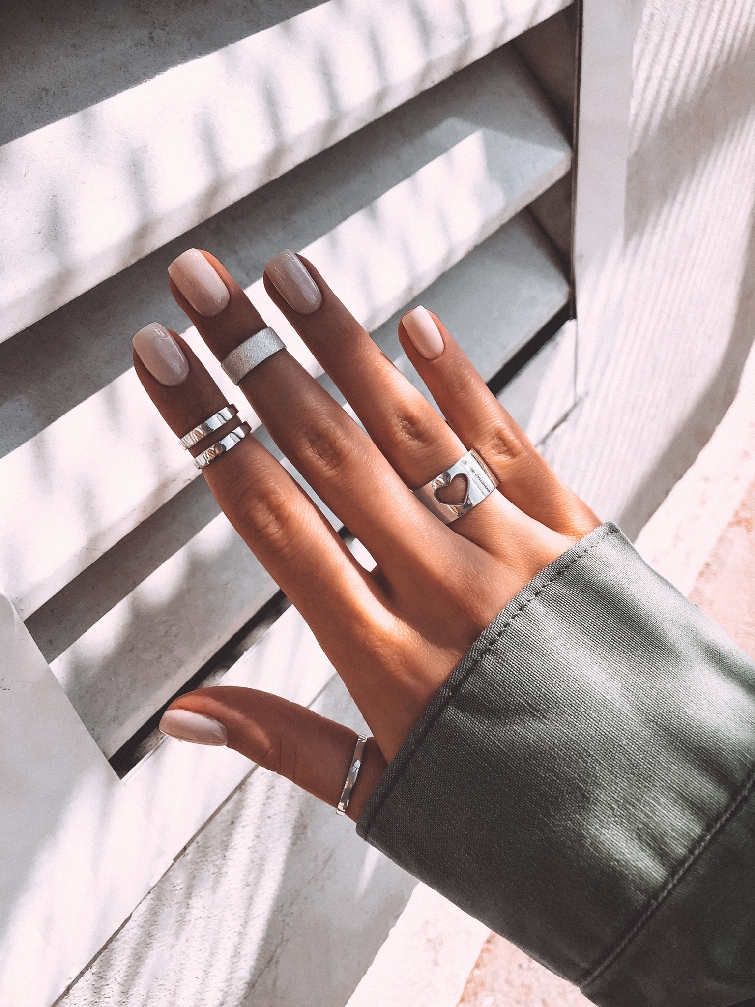 Кольца на фаланги пальцев серебро