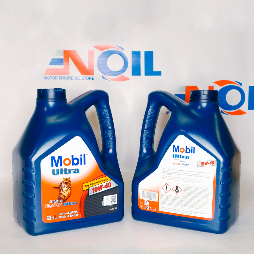 моторное масло mobil ultra 10w40 4 л