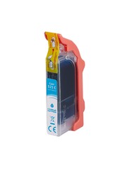 Струйный картридж Sakura 2934B004 (521 C) для Canon PIXMA MP540, 550, 560, 620, 630, 640, 980, 990; MX860, 870; iP3600, 4600, 4700, водорастворимый тип чернил, голубой, 8,4 мл., 530 к.