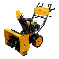 SBM 610S PRO Бензиновая снегоуборочная машина, 212 cc, электростартер, фара, обогрев//Denzel
