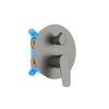 Aquatek AQ1147BGM AQ1147BGM БЕТТА смеситель для ванны, 3 режима (внешняя и скрытая часть), шлиф. черный хром