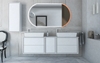CEZARES BELLAGIO 54862 Bianco Opaco Шкафчик подвесной совместимый с базой под раковину с распашной дверцей