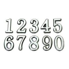 Цифра на дверь Apecs «8» DN-01-0-Z-CR/G