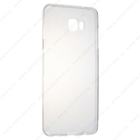 Накладка силиконовая ультра-тонкая для Samsung Galaxy C7 Pro прозрачная