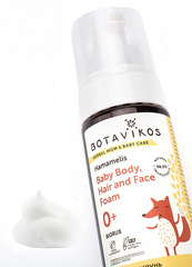 Botavikos Baby Пенка - шампунь для новорожденных на основе цветочной воды гамамелиса, 150 мл