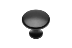 Ручка кнопка UDINE, черный матовый GTV
