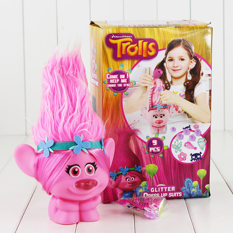 Тролли игрушка Розочка с подсветкой — Trolls toy Poopy Light