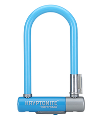Замок-скоба велосипедный Kryptonite U-locks Kryptolok Mini-7 w/ FlexFrame-U bracket (COLOR-LT.BLUE)