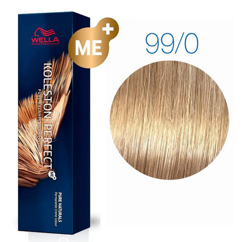 Wella Koleston Pure Naturals 99/0 (Очень светлый блонд интенсивный натуральный) - Стойкая краска для волос