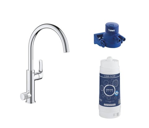 Смеситель для мойки с фильтром Grohe Blue Pure/Eurosmart 119708