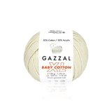 Пряжа Gazzal Baby Cotton XL 3437 экрю