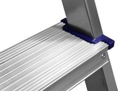 СИБИН 3 ступени, алюминиевая, двухсторонняя стремянка (38825-03)