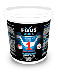 Клей монтажный Фиксус Аква-100 Белый 1000 мл