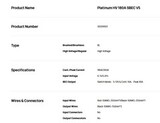 ESC регулятор мотора HOBBYWING Platinum 180A 6-14S SBEC V5